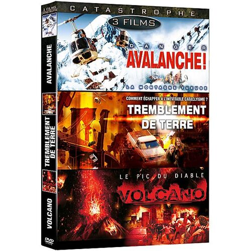 Catastrophe - Coffret 3 Films : Danger Avalanche ! + Tremblement De Terre + Volcano - Le Pic Du Diable - Pack