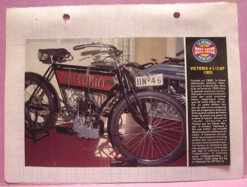 Fiche / Image - La Grande Aventure Des Deux Roues - Victoria 4 1/2 H P 1905 " " - Télé Poche