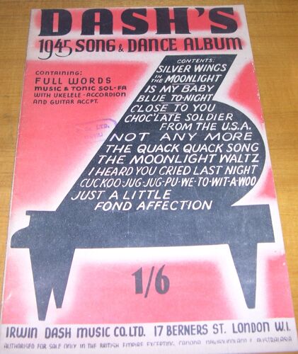 Dash's 1945 Song & Dance Album