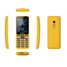 Téléphone portable Maxcom MM139Y 2G, écran 2,4' couleur jaune