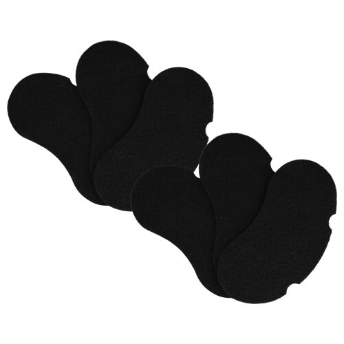 vhbw 6x Filtre à charbon actif compatible avec Seb Simply Invents FF 1, FF1025, inox FF1026 Friteuse