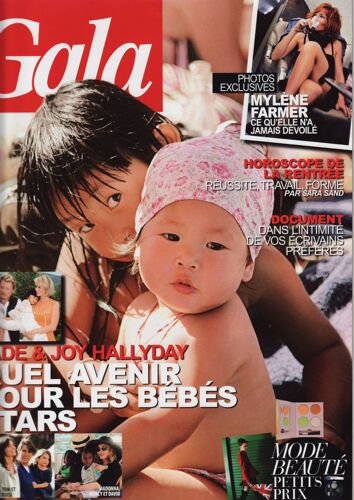 Gala / 09-09-2009 N°848 : Sylvie Vartan (3p) - Scarlett Johansson (3p) - Nikos Aliagas (2p)