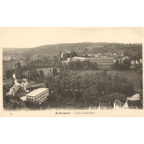 Aubusson  :  Usine  Saint-Jean