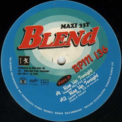 Rise Up Tonight   (4 Mixes)   1998   France