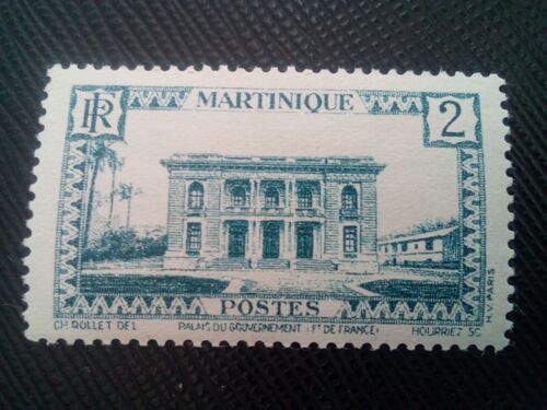 Timbre France / Martinique Y T 134 Fort De France : Palais Du Gouvernement 1933 ( 070307 )