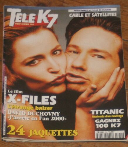 David Duchovny X-Files 3p/ Roberto Benigni 1p/ Eddy Mitchell 1/2p/ Jaquette Collector Pagny Bienvenue Chez Moi + 1/2p / Christina Ricci 1p/ Connie Sellecca 1p/  789