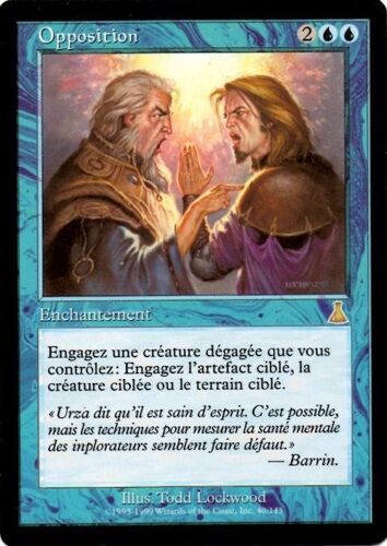 Opposition - Destinée D'urza - Mtg - 40/143 Rare - Vf