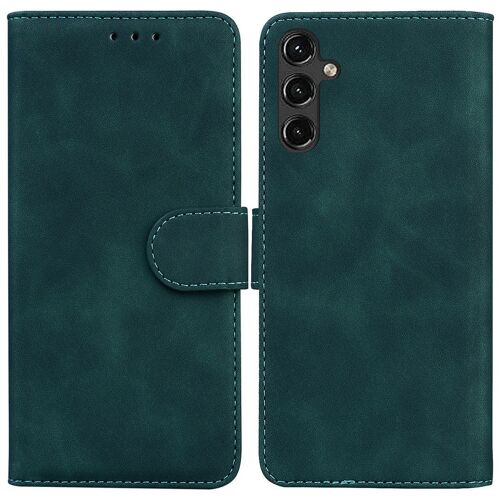 Saturcase Coque Pour Samsung Galaxy A14 5g, Toucher Confortable Pu Cuir Magnétique Flip Portefeuille Support Porte-Carte Protecteur Housse Étui Pour Samsung Galaxy A14 5g (Vert)