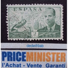 Espagne.. 2ptas  Juan De La Cierva . Oblitéré.