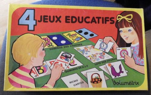 4 Jeux Éducatifs Et D'éveils De Volumétrix  Réf: 6037