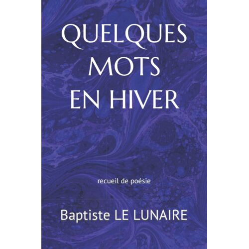 Quelques Mots En Hiver: Recueil De Poésie