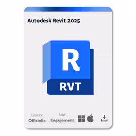 Autodesk Revit 2025 - 1 An / Licence Officielle En Français - Windows/Mac - Version Téléchargement