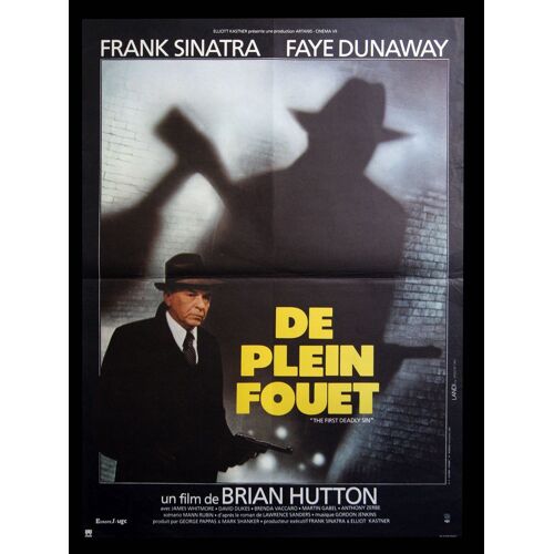 De Plein Fouet (The First Deadly Sin) - Véritable Affiche De Cinéma Pliée - Format 40x60 Cm - De Brian G. Hutton - Frank Sinatra, Faye Dunaway, Bruce Willis - 1980 #
