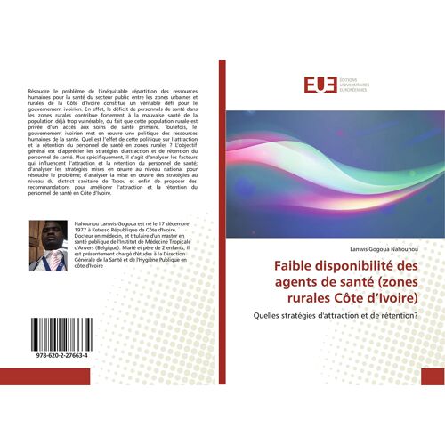 Faible Disponibilité Des Agents De Santé (Zones Rurales Côte D'ivoire)