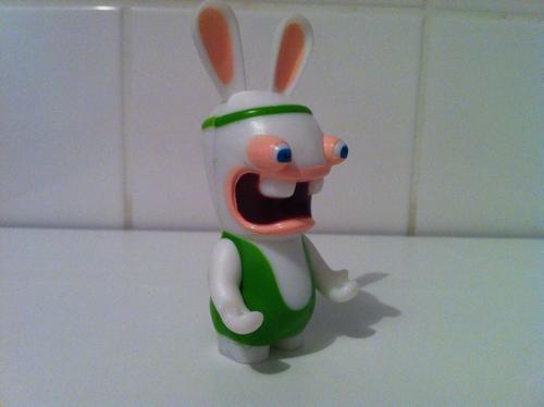 Figurine Lapin Cretin Sport- Parlante - Ubisoft - 9 Cm
