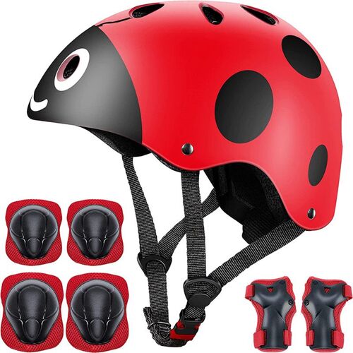 Casque Vélo Enfant Ajustable Respirant Protection 3-8 Ans Pour Skateboard Cyclisme Roller Casques De Sport Pour Filles Et Garçons