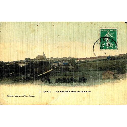 Carte Postale Ancienne, Gers ( 32 ), Eauze, Vue Générale Prise De Sauboires