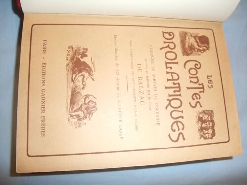 Les Contes Drolatiques, Édition De 1937, Illustrations De Gustave Doré