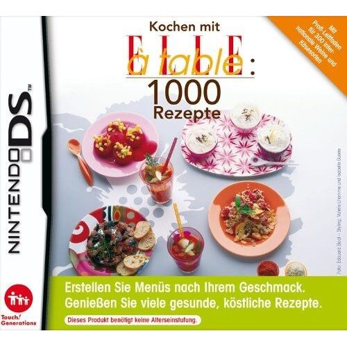 Kochen Mit Elle A Table: 1000 Rezepte Nintendo Ds