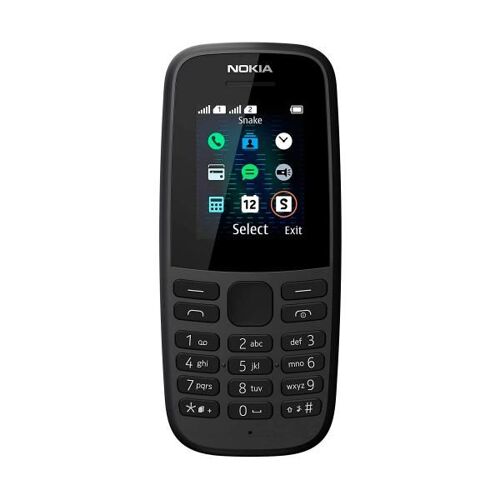 Nokia 105 4,5 cm (1.77") 73,02 g Noir Téléphone numérique