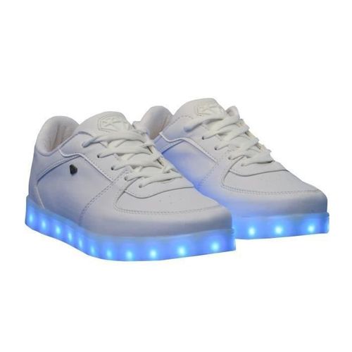 Basketss Led - Enfant Mixte - Blanc - 40