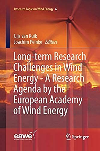 Long-Term Research Challenges In Wind Energy - A Research Agenda By The European Academy Of Wind Energy