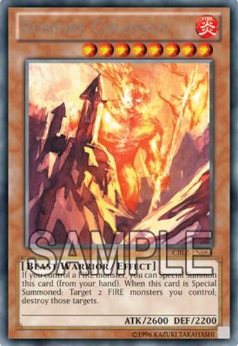 Colosse Grand Feu - Cblz Fr084 - Secret Rare