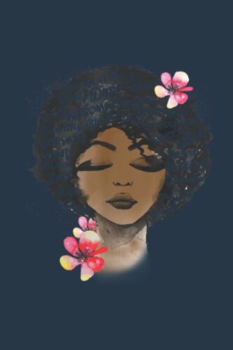 Afro Woman Black History African American Junemementh Graphic: Notebook Planner - 6 X 9 Inches, To Do List Notebook, 120 High Quality Paper Pages