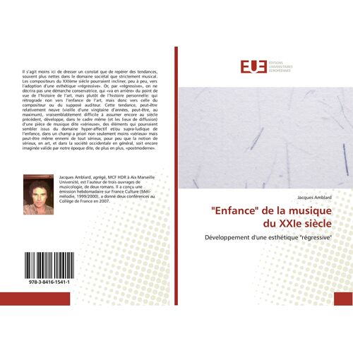 Enfance" De La Musique Du Xxie Siècle