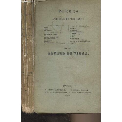 Poëmes Antiques Et Modernes