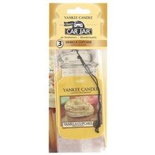 Yankee Candle - Vanilla Cupcake Classic Car Jar - Paper car tag
