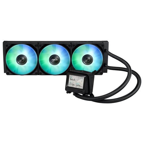 ASUS MAX Gaming LC 360 ARGB LCD - Système de refroidissement liquide de processeur - Taille de radiateur : 360 mm - (pour : AM4, AM5, LGA1851, LGA1700) - cuivre - 120 mm