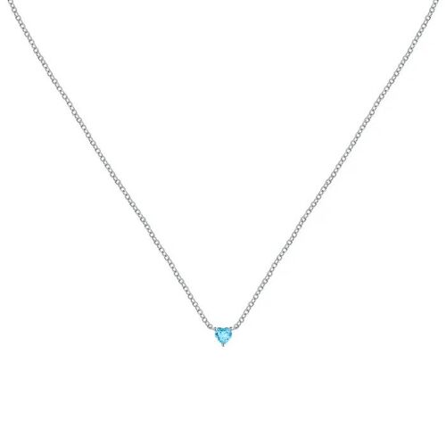 Collier En Argent 925 - La Petite Story - Lps10awv18 - Zirconium - 40 Cm + 5 Cm D'extension - Femme