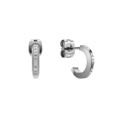 Boucles D'oreilles - Daniel Wellington - Elan - Acier - Blanc - Créole - Femme