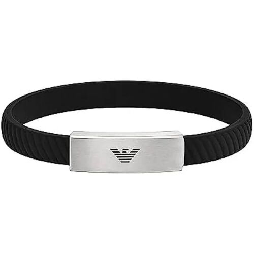 Bracelet - Emporio Armani - Acier Inoxydable - Longueur Intérieure 190mm - Couleur Argenté - Fermoir Magnétique