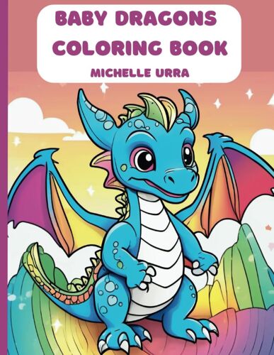 Baby Dragons Coloring Book