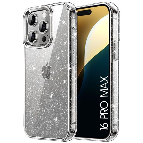 Coque Pour Iphone 16 Pro Max, Protection Transparent À Paillettes Anti-Rayures Antichoc - E.F.Connection