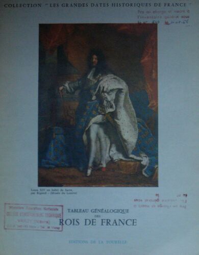 Tableau Généalogique Des Rois De France