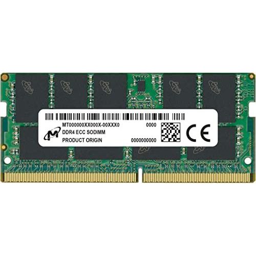 Micron - DDR4 - module - 16 Go - SO DIMM 260 broches - 3200 MHz / PC4-25600 - CL22 - 1.2 V - mémoire sans tampon - ECC