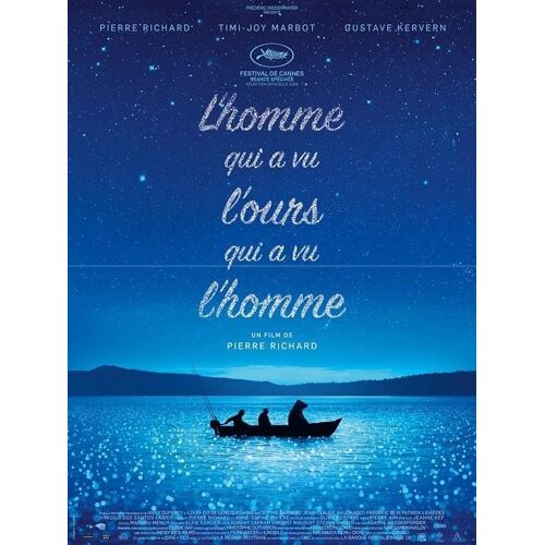 L'Homme Qui A Vu L'Ours Qui A Vu L'Homme - Affiche Originale De Cinéma - Format 40x60 Cm - Pierre Richard, Timi-Joy Marbot, Gustave Kervern, Anny Duperey, Louis-Do De Lencquesaing - Année 2025