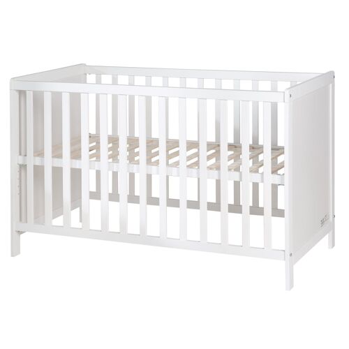 Lit Cododo Roba - Blanc - 60x120 Cm - 5 Barres Amovibles