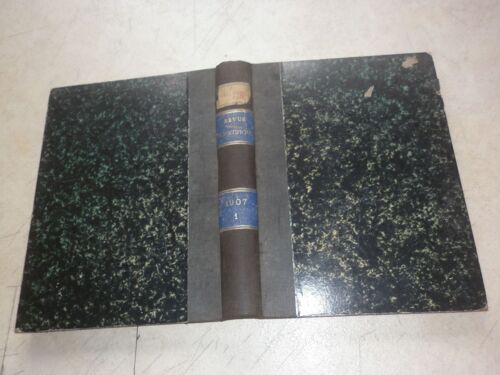 Revue Scientifique (Revue Rose). 5e Série. Tome 7 :Du Numéro 1 (05/01/1907) Au Numéro 26 (29/06/1907).