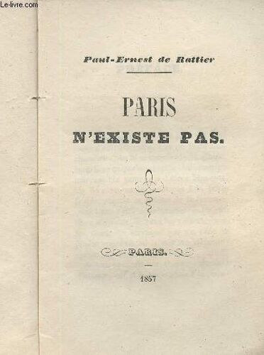 Paris N Existe Pas