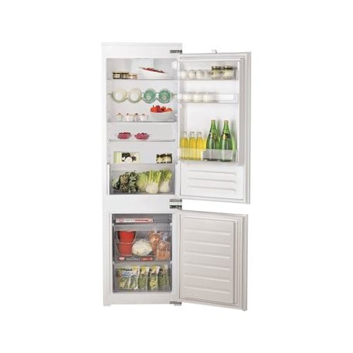 Réfrigérateur-congélateur Hotpoint HAB 7032 D - congélateur bas - encastrable - niche - 56x55x177.6 cm (lxpxh) - 273 litres - classe E - blanc