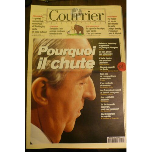 Courrier International 225 Balladur Pourquoi Il Chute