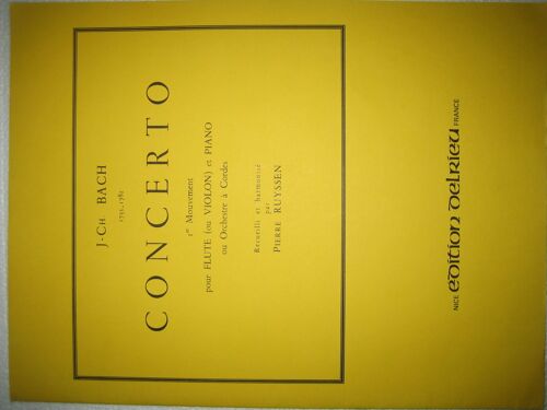 Concerto 1er Mouvement Pour Flute (Ou Violon) Et Piano