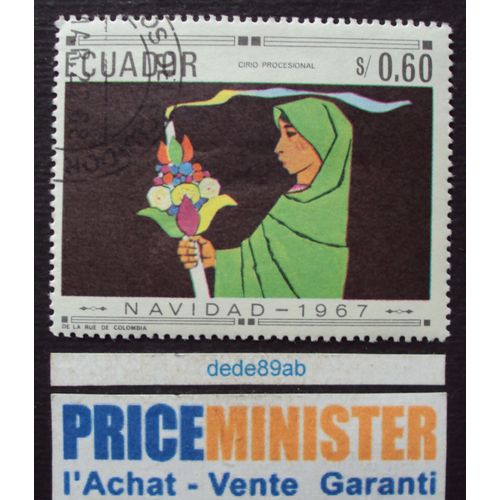 Equateur.. S/0.60 Ecuador. Noël-Nativité . Oblitéré.