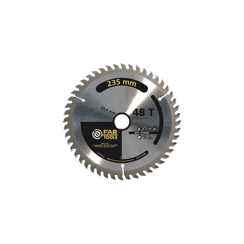 Lame de scie circulaire carbure D. 235 x 25,4 x 2,4 mm 48 dents