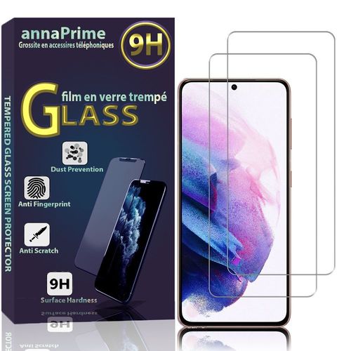 Lot / Pack de 2 Films Verre Trempé Pour Samsung Galaxy S21+ 5G/ S21 Plus 5G 6.7" protection d'écran