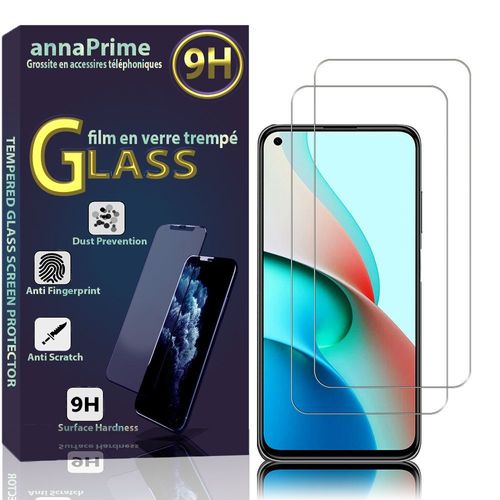 Lot / Pack de 2 Films Verre Trempé Pour Xiaomi Redmi Note 9T 5G 6.53" protection d'écran